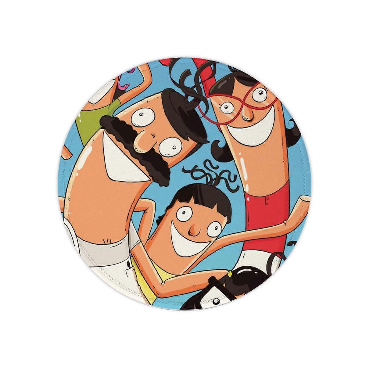 Bob's Burgers Round mouse pad animation desk mat entertainment computer desk mat