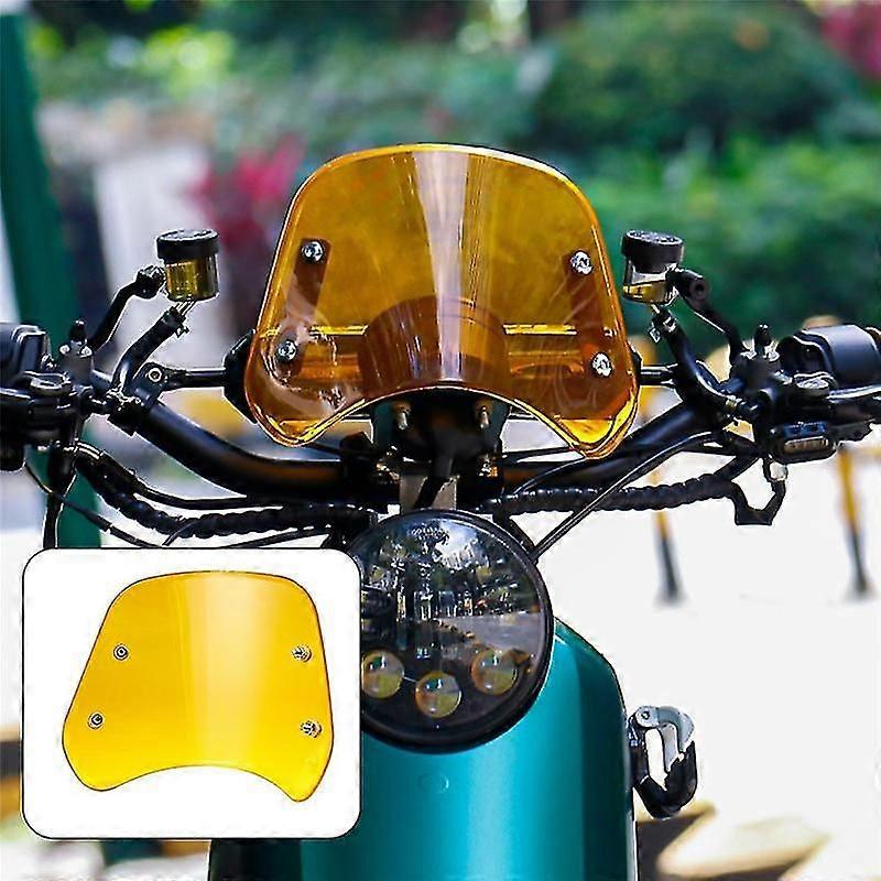 1Set Motorcycle Wind5-7 Inch Headlight Wind Deflector Windscreen Universal for