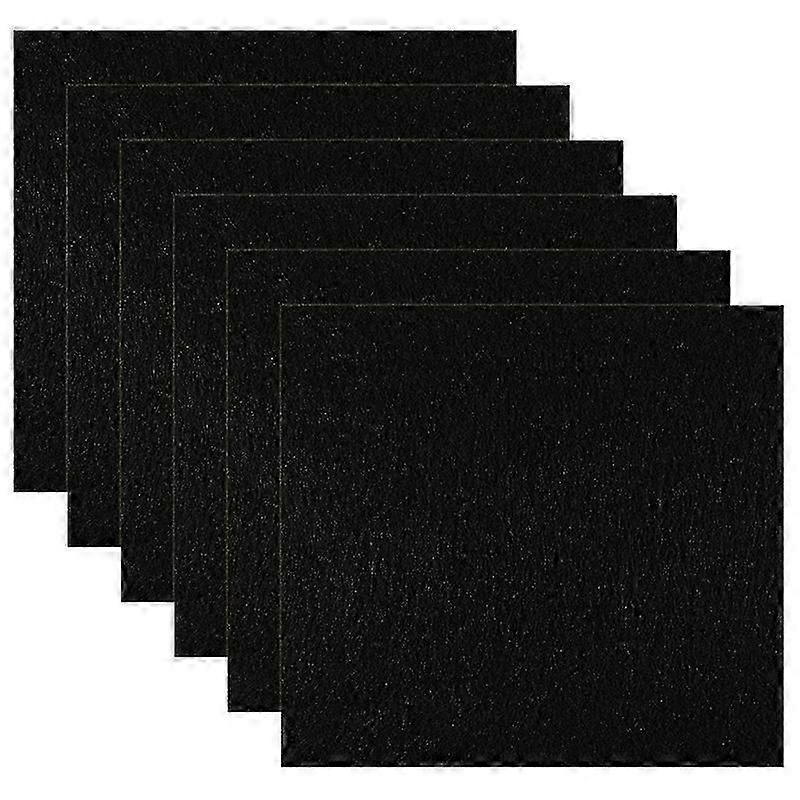6 PCS Activated Carbon Filter Litter Box Charcoal Filter Litter Pan Filter Suitable for Litter Box