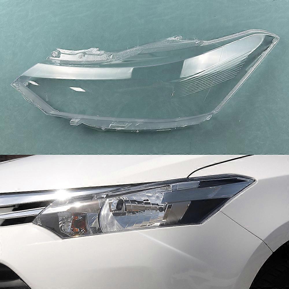 For Toyota Vios 2014 2015 2016 Headlamp Cover Transparent Lamp Shade Headlight Shell Plexiglass Replace Original Lampshade