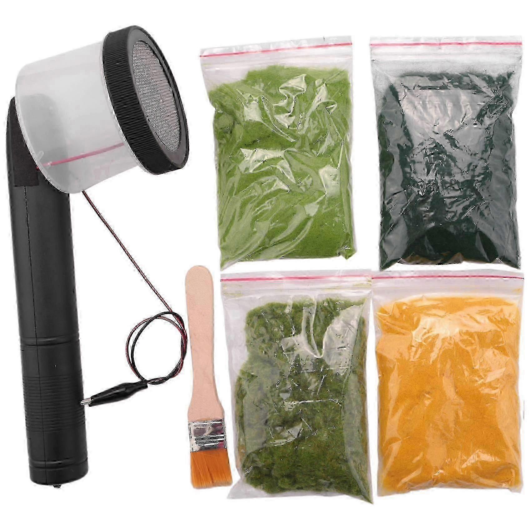 Static Grass Applicator for Model Scenery, Miniature Landscape DIY Craft Tool