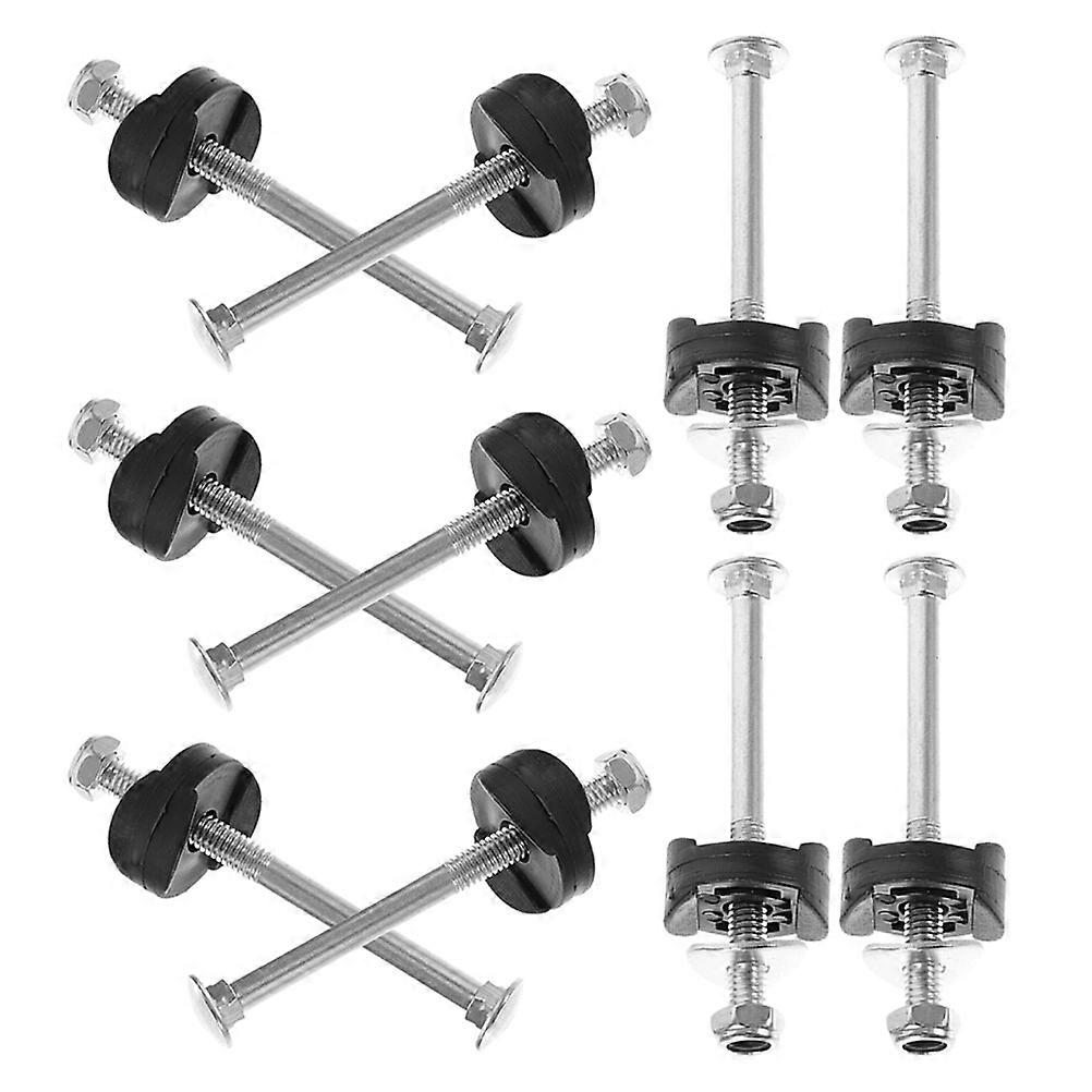 Durable Trampoline Screws Fixing Screws for Long Use 10Pcs Black