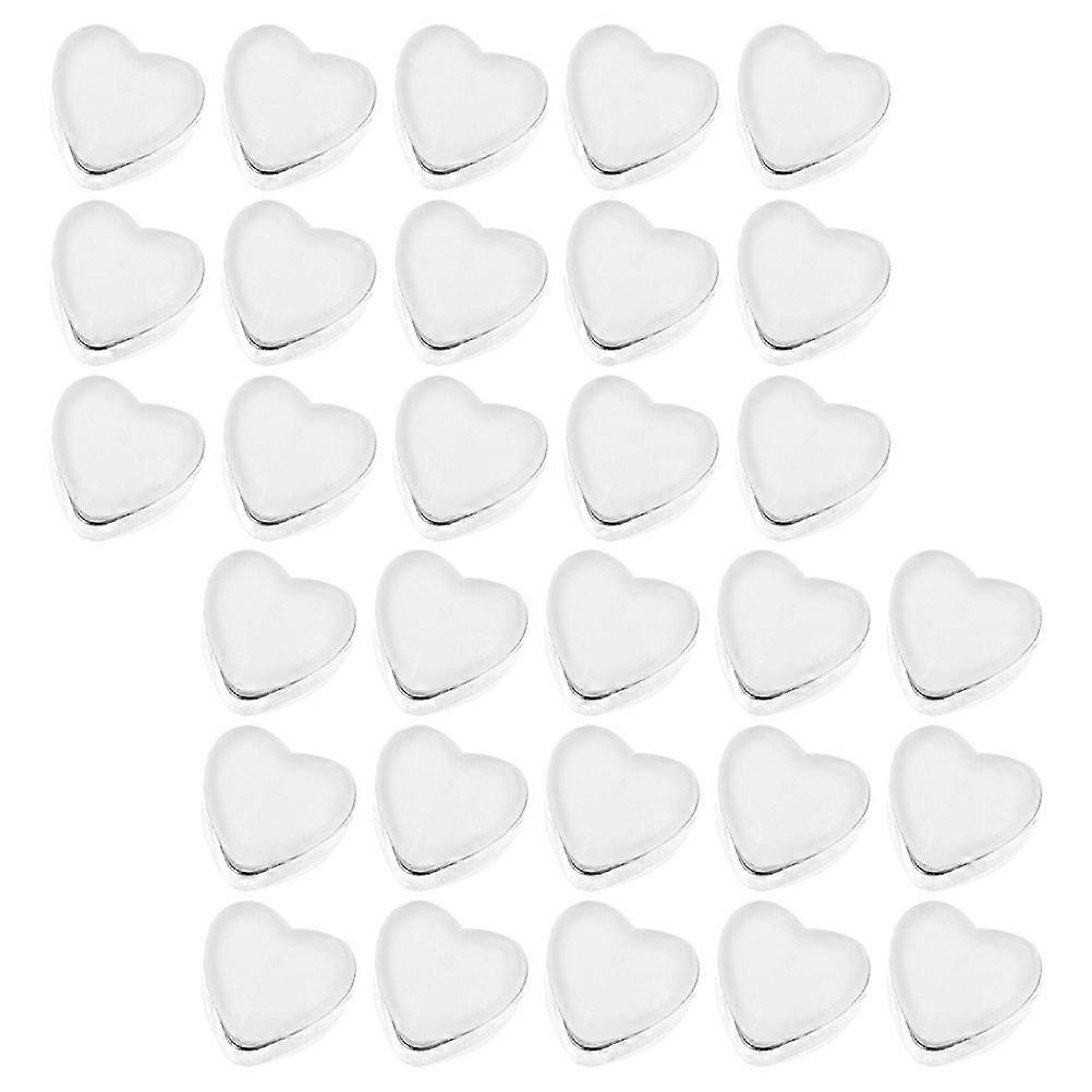 Heart Shaped Silicone Earring Backs for Ear Use 30Pcs Comfortable Ear Stud Stoppers