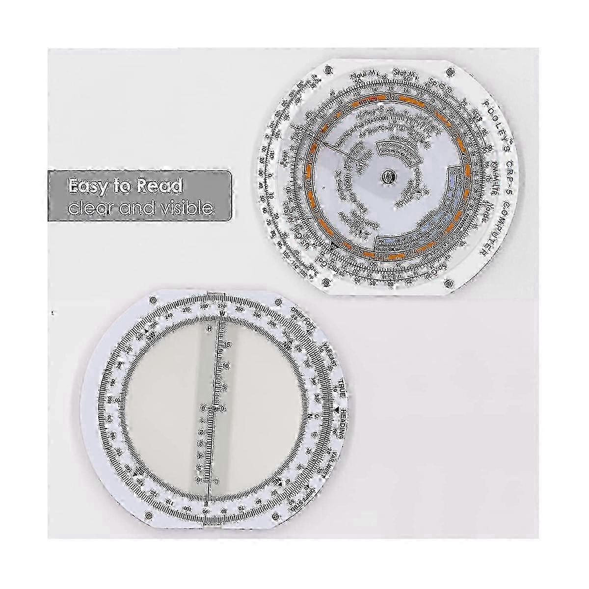 E6B Flight Computer Aviation Plotter Circular Slide Rule Used in Aviation Flight Training
