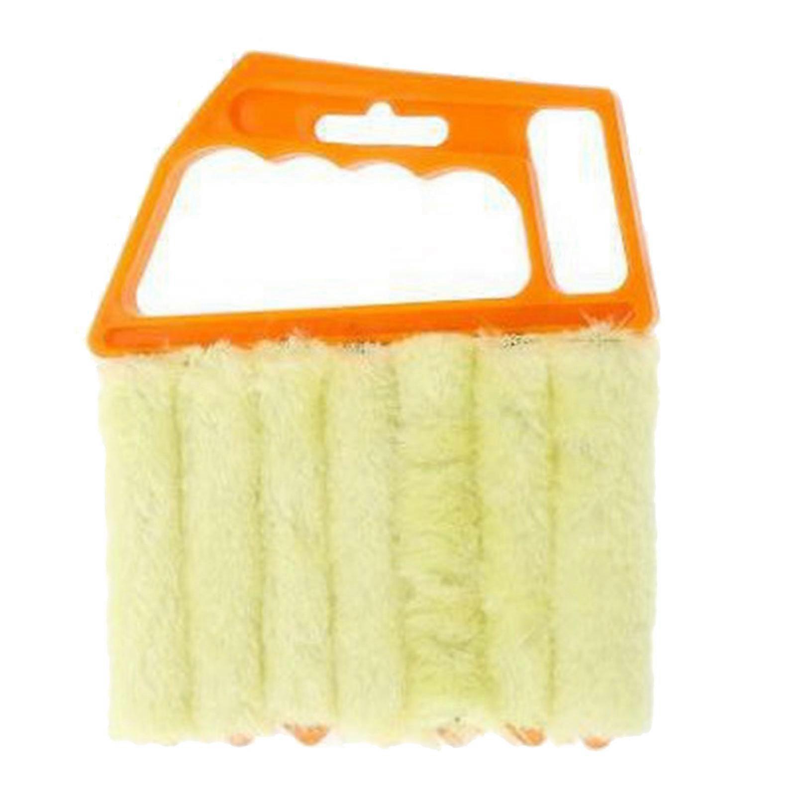 Specialize Blinds Brush Scrubber with Soft NonScratch Bristles Ideal for Delicate Window Coverings Compactly Light weight  Yellow