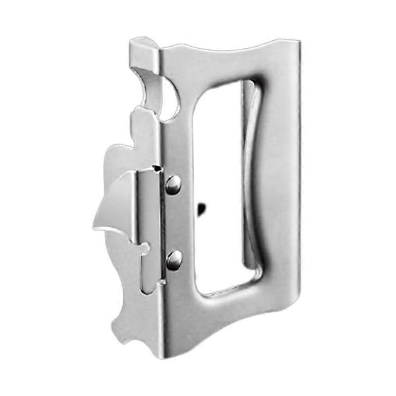 Manual Can Opener with Smooth Edge Cutting for Home Kitchen and Outdoor Camping, Silver