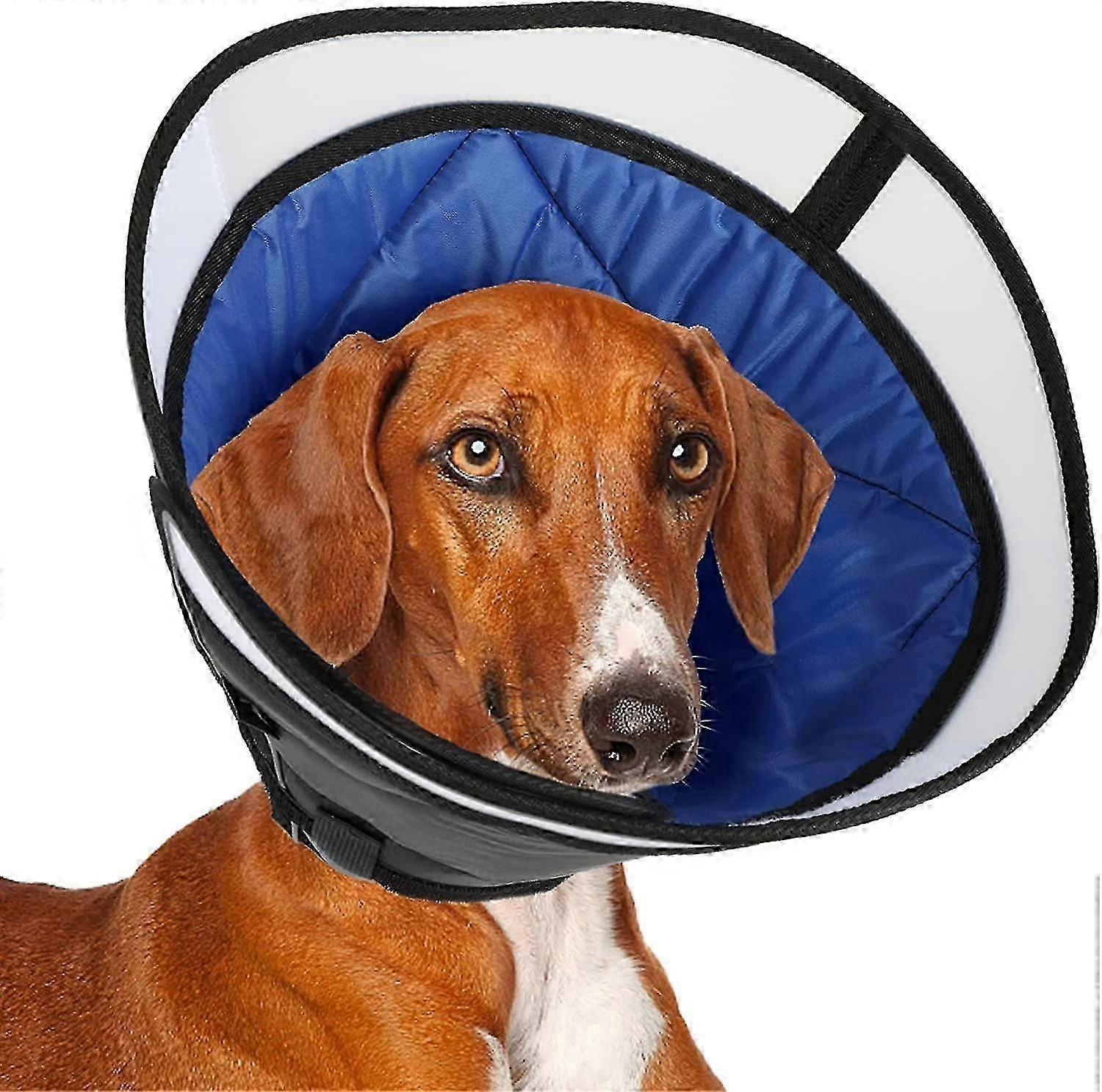 Manificent Dog Cone Collar For Dog After Surgery, Soft Recovery Cone For Medium