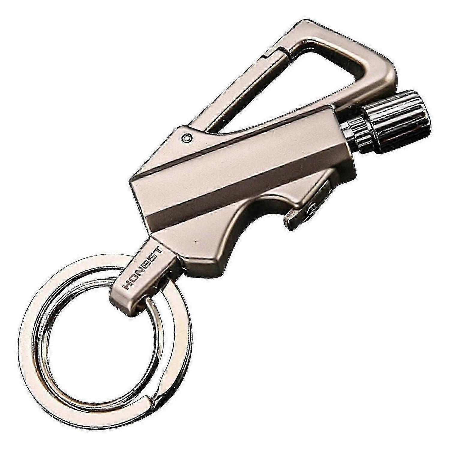 3 In 1 Keychain Lighter Bottle Opener Waterproof Portable Outdoor Survival Multi Tool for Camping Hikingi