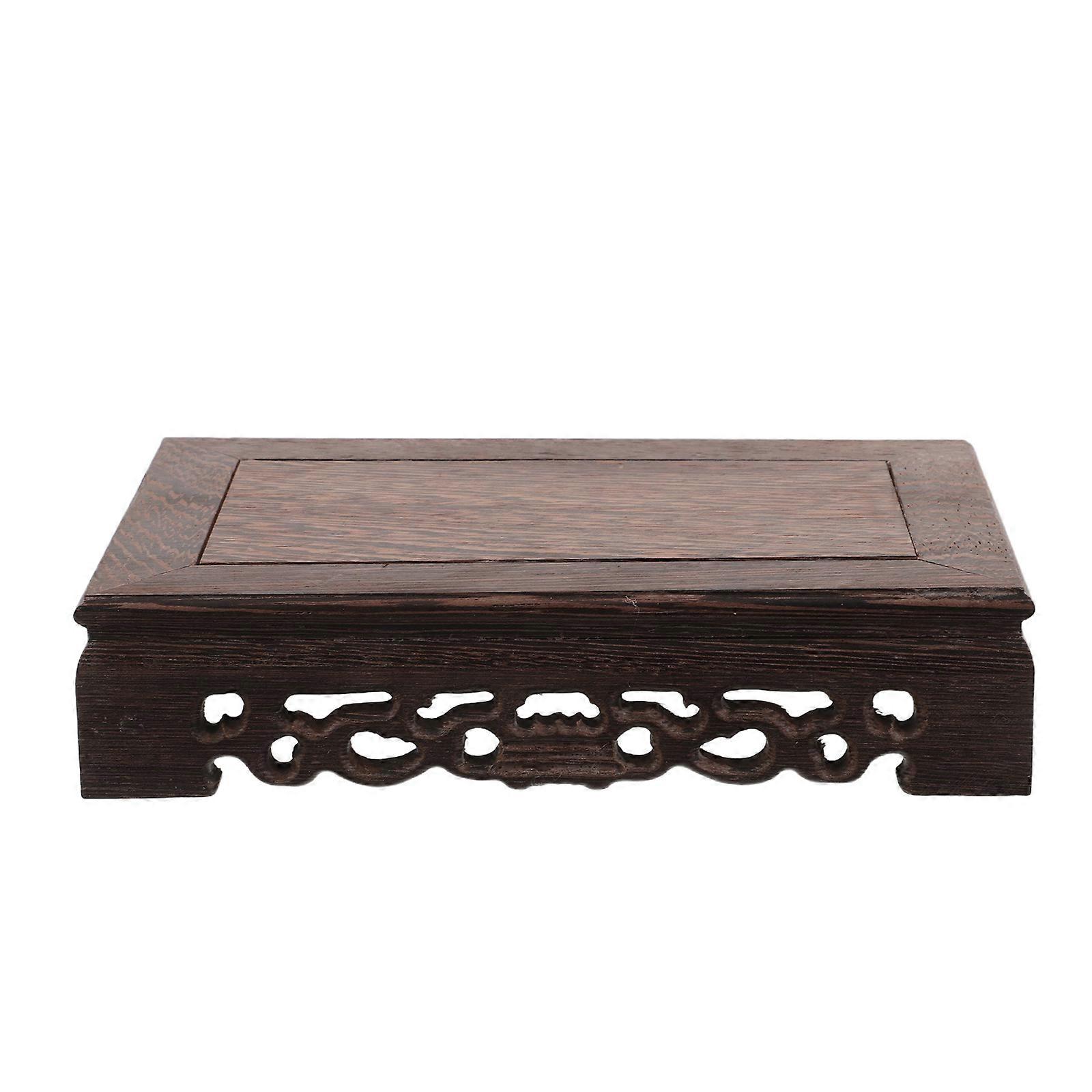 Solid Wood Display Stand Base for Home Featuring Sturdy Support