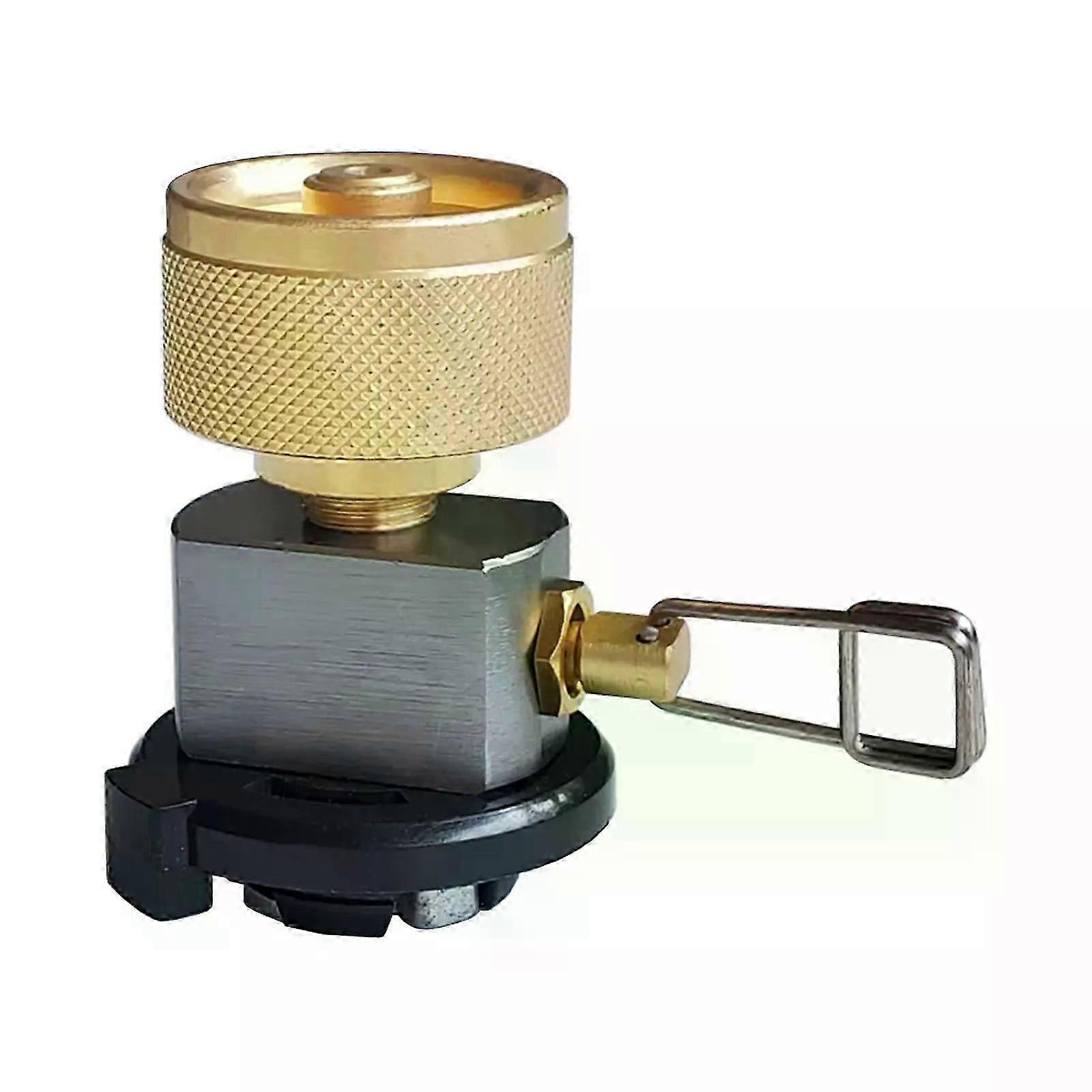 Easy Clic Plus System with Threaded Gas Canister Adapter Campingaz Gas Cooker Convert to LIndal Valve