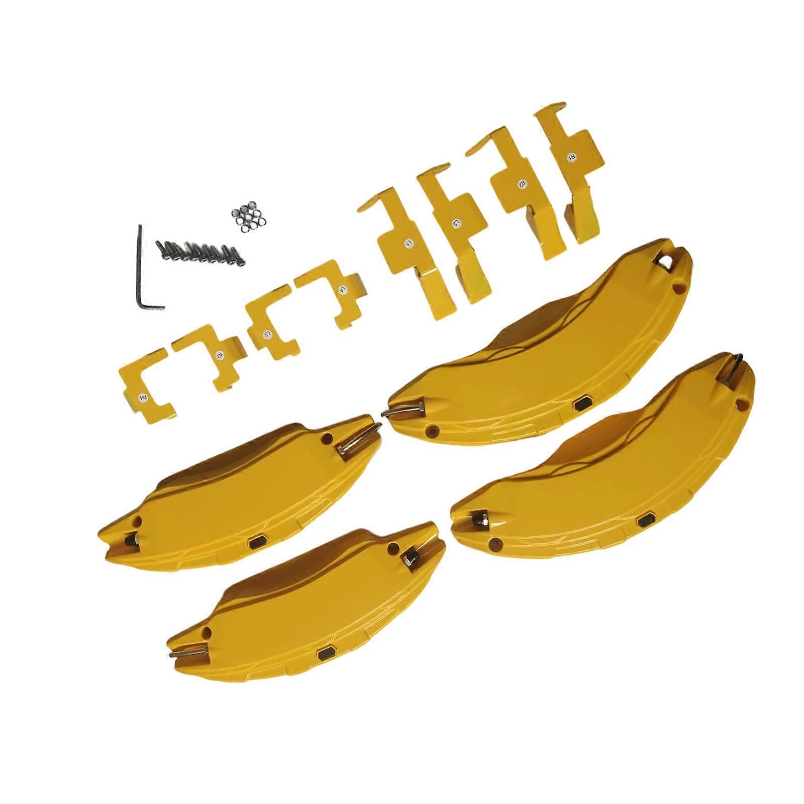 Elegant Wheel Measure Cover For Improved Vehicle Appearance Reinforced Mounting Hardware Heat Mixture Substance  Yellow