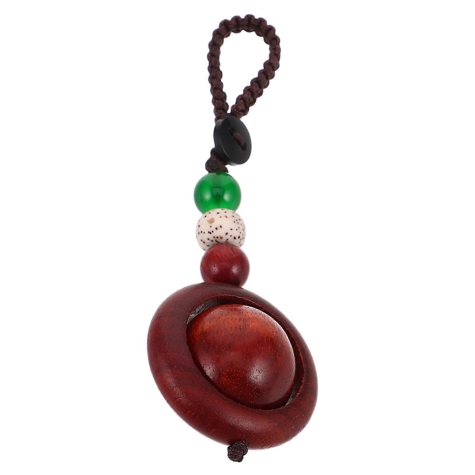 Pendant Keychain Robust Material Wood Construction Multi Color Suitable For Key Owners Easy To Carry 1Pack