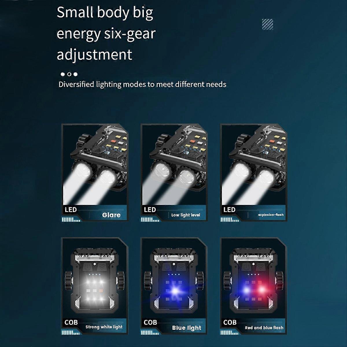 Mini Rechargeable Multifunctional Keychain Lamp Long Battery Life