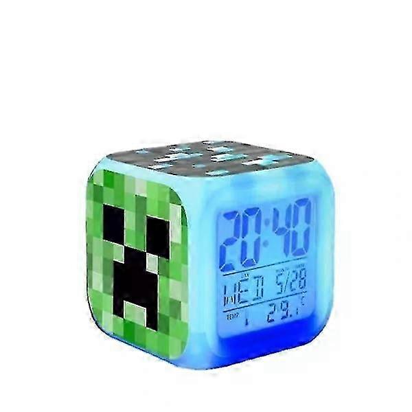 Night light clock, Minecraft alarm clock color changerGOOD
