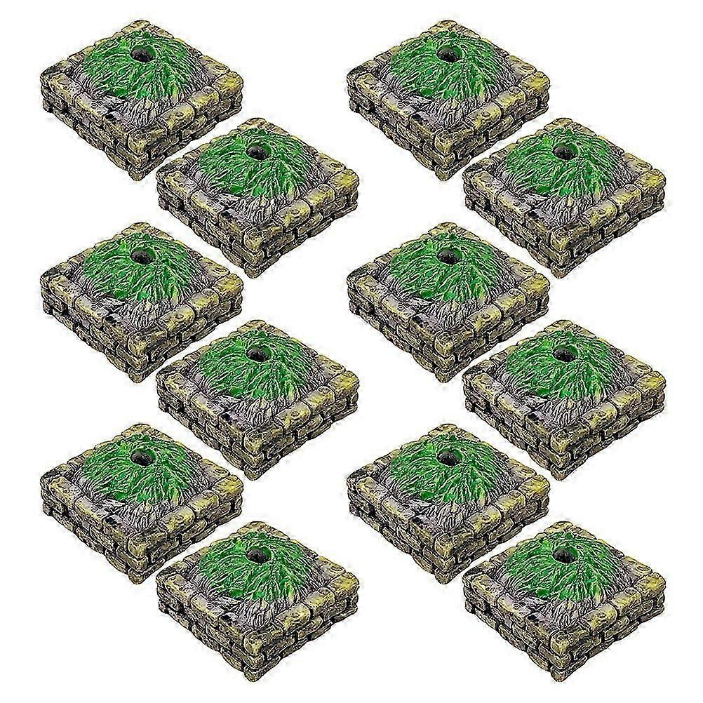 Resin Model Tree Stand for Miniature Landscape Decoration 20Pcs