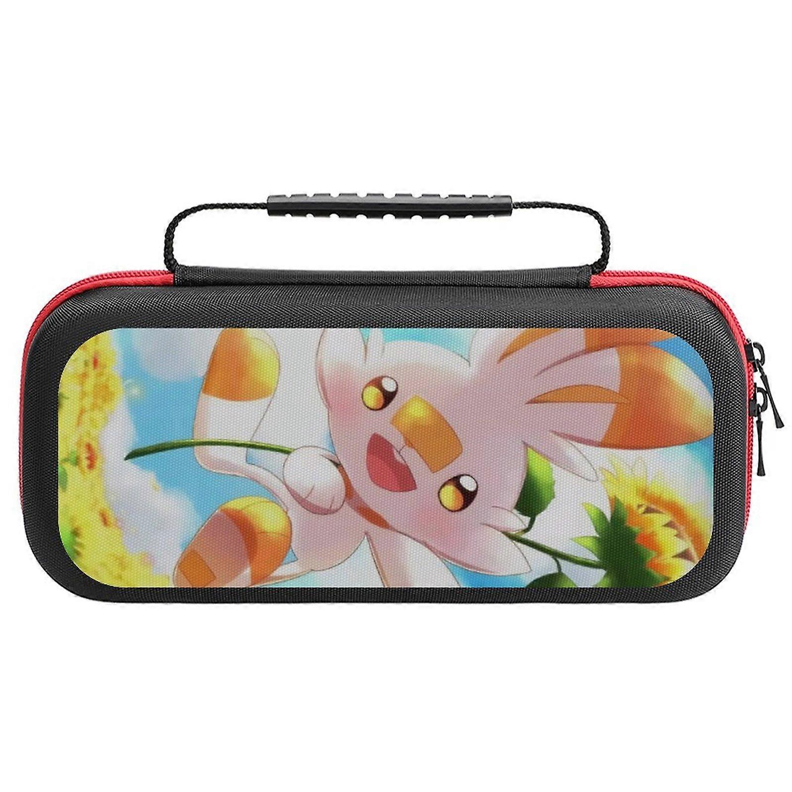 Scorbunny Carrying Case for compatible with Nintendo Switch Hard Shell Portable Travel Carry Case Game Storage Bag