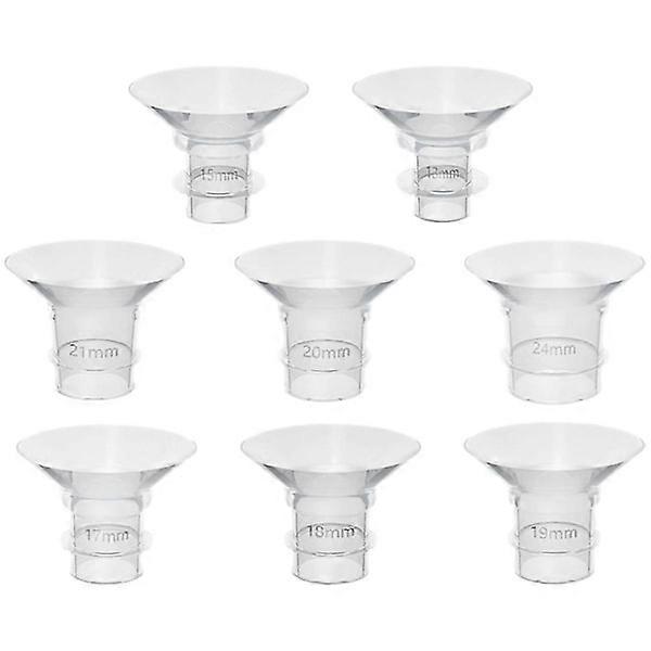 8 pcs Breast Pump Flange Inserts Silicone Flange Inserts Replacement Flange Inserts
