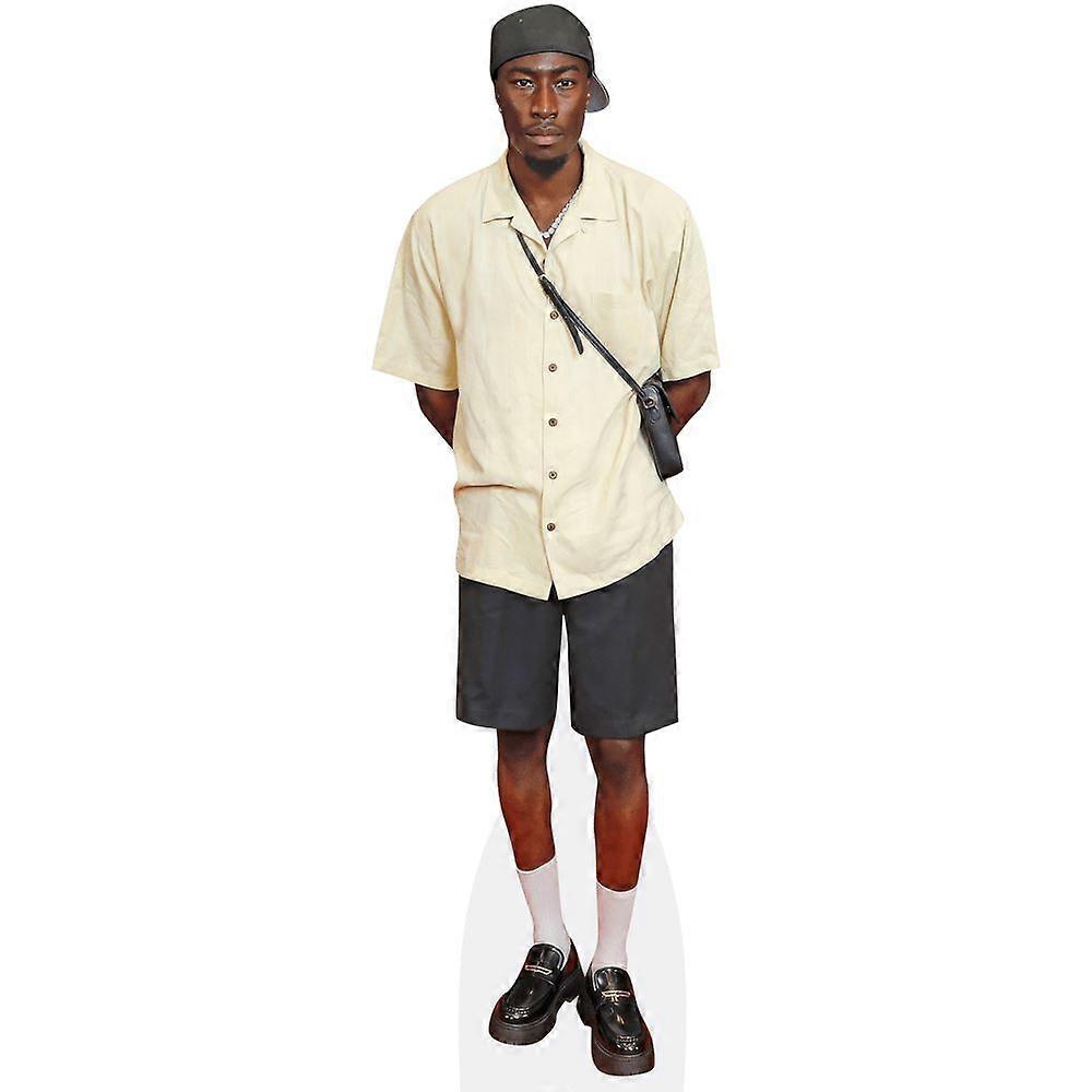 Abdul-Yussuf Oshilaja (Shorts) Cardboard Cutout (lifesize OR mini size). Standee. Stand Up.
