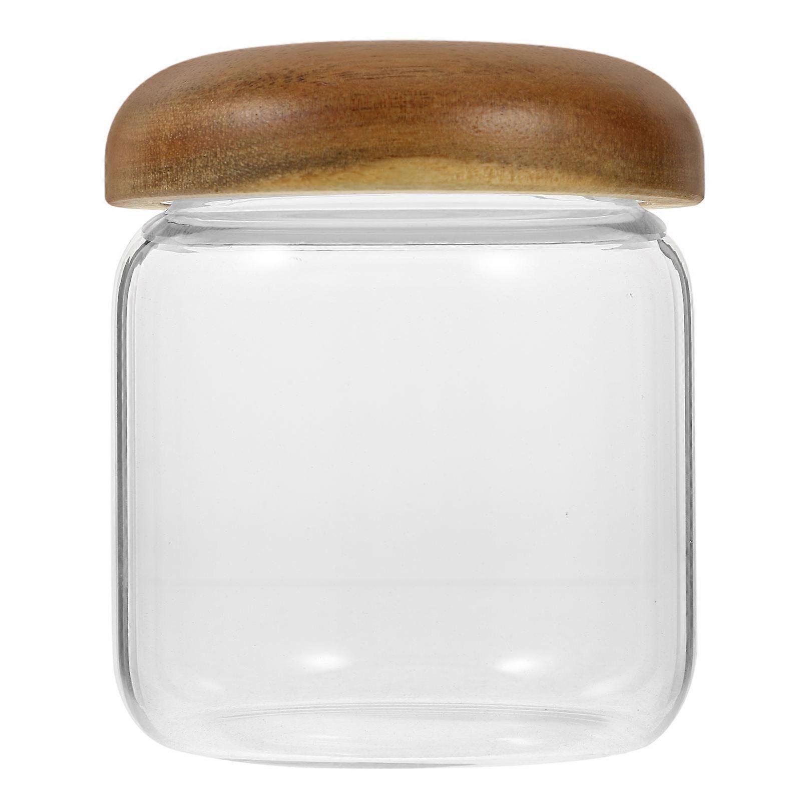 Lidded Honey Container Glass Jar for Storage Use Kitchen