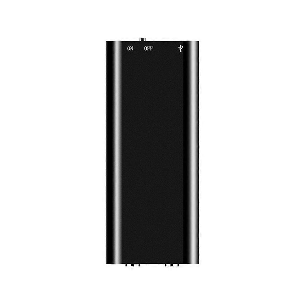 Ultra-Thin Voice Recorder Digtal Sound Activated Dictaphone Noise Reduce Record Encrypt Documen MP3 Player Style:8G