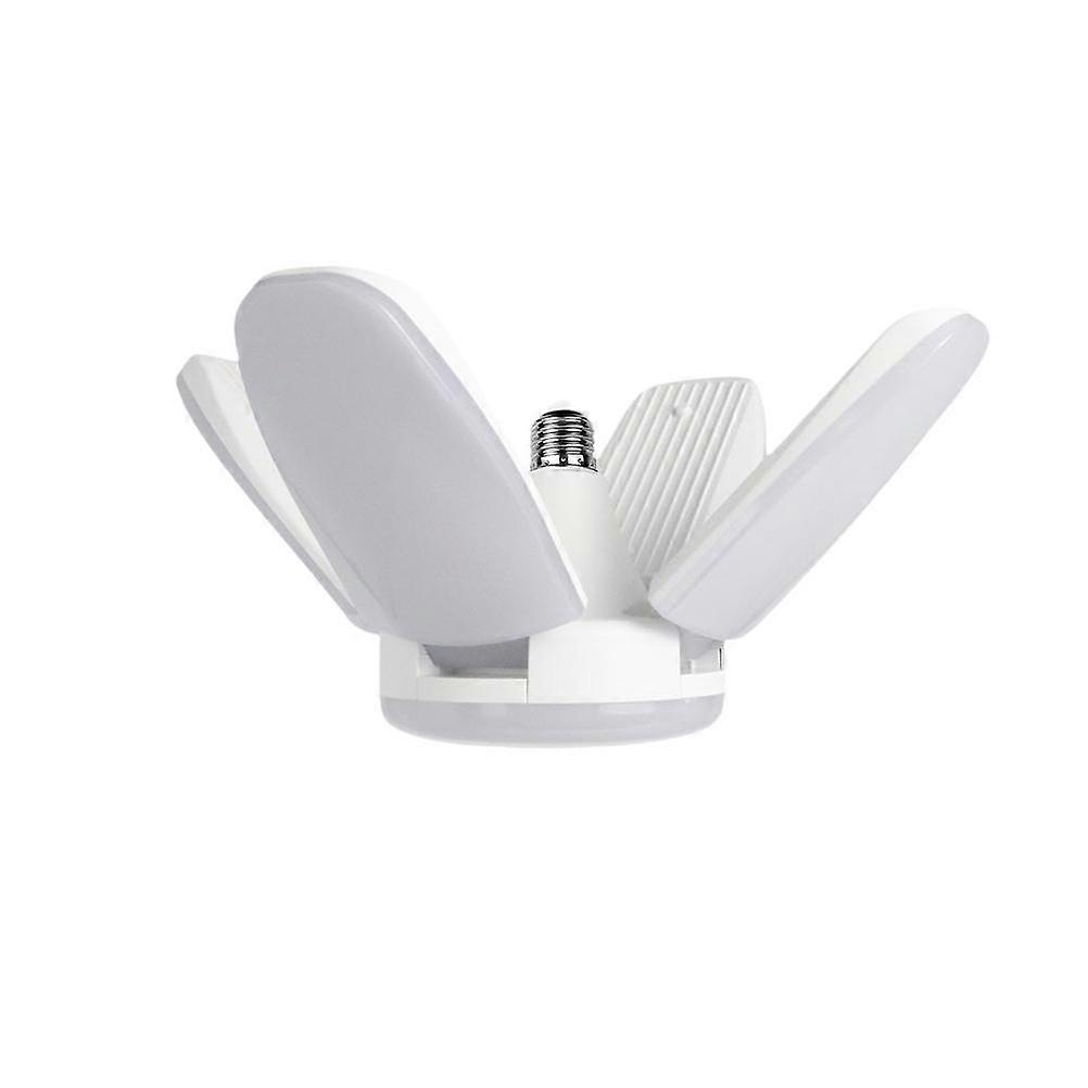 3Pcs Corn LED Bulbs White Foldable Fan Light for Lighting Use E27 Installation