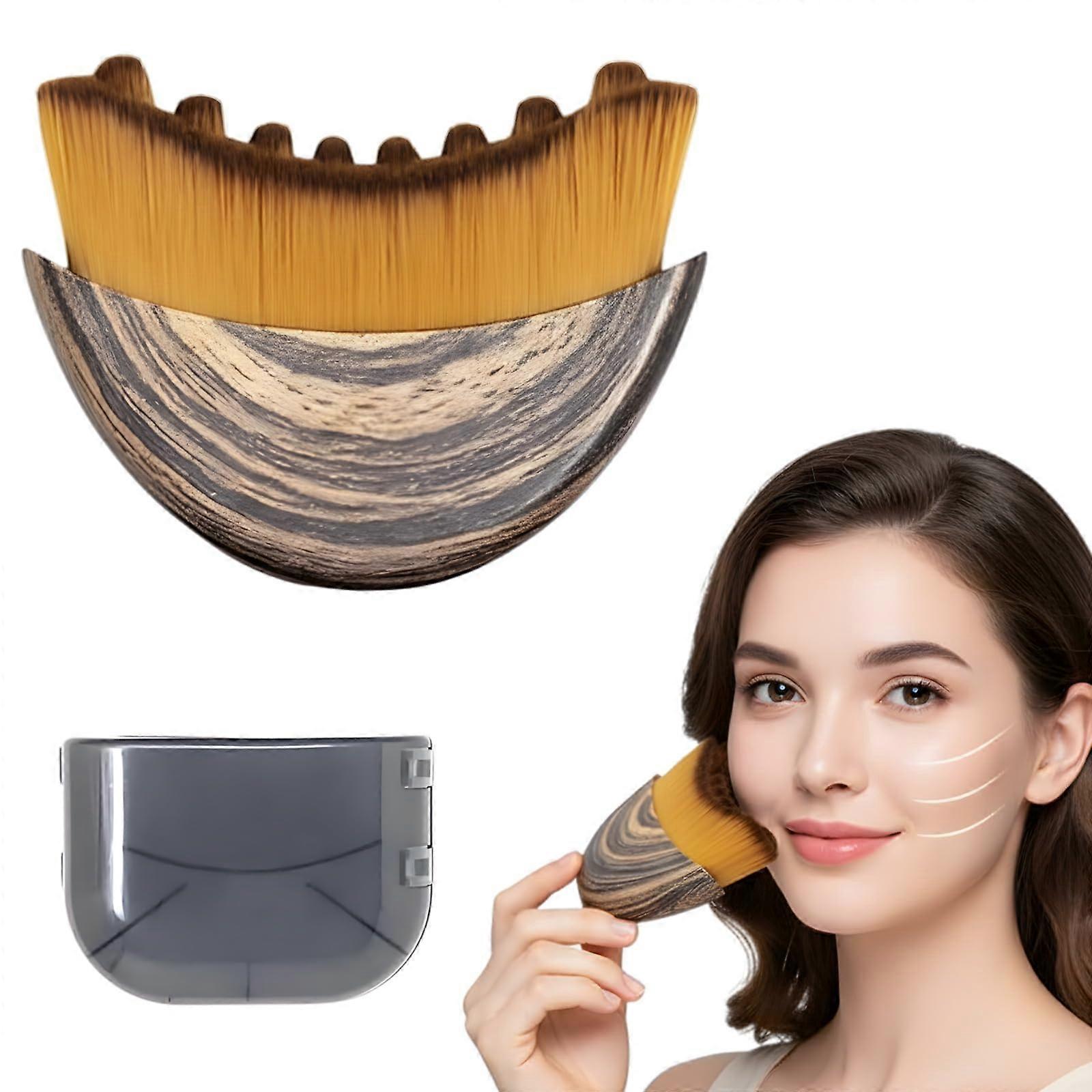 Lymphatic Drainage Face Brush for Jawline Sculpting, Puffiness Reduction and Boosting Circulation