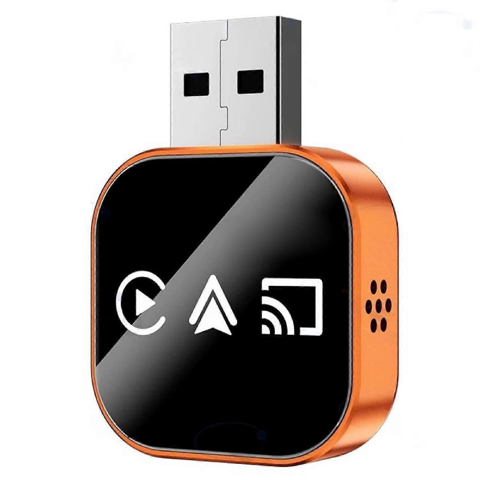 Wireless CarPlay and Android Auto Adapter 3in1 Plug and Play DualBand WiFi Bluetooth Car Display