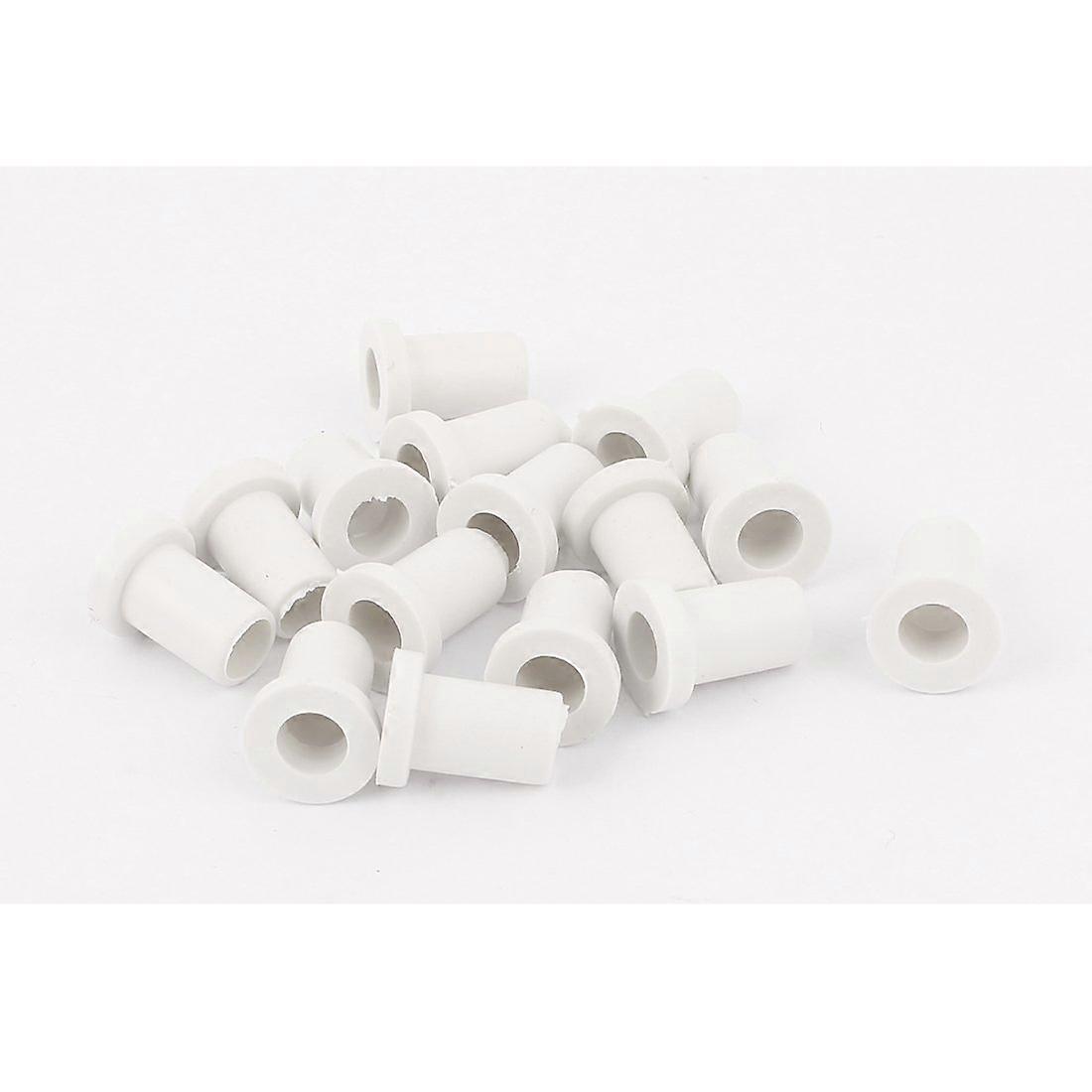 Cable Strain Relief Boot 10 Pack White Rubber Cable Protector Sleeves Core Protection Model 1#