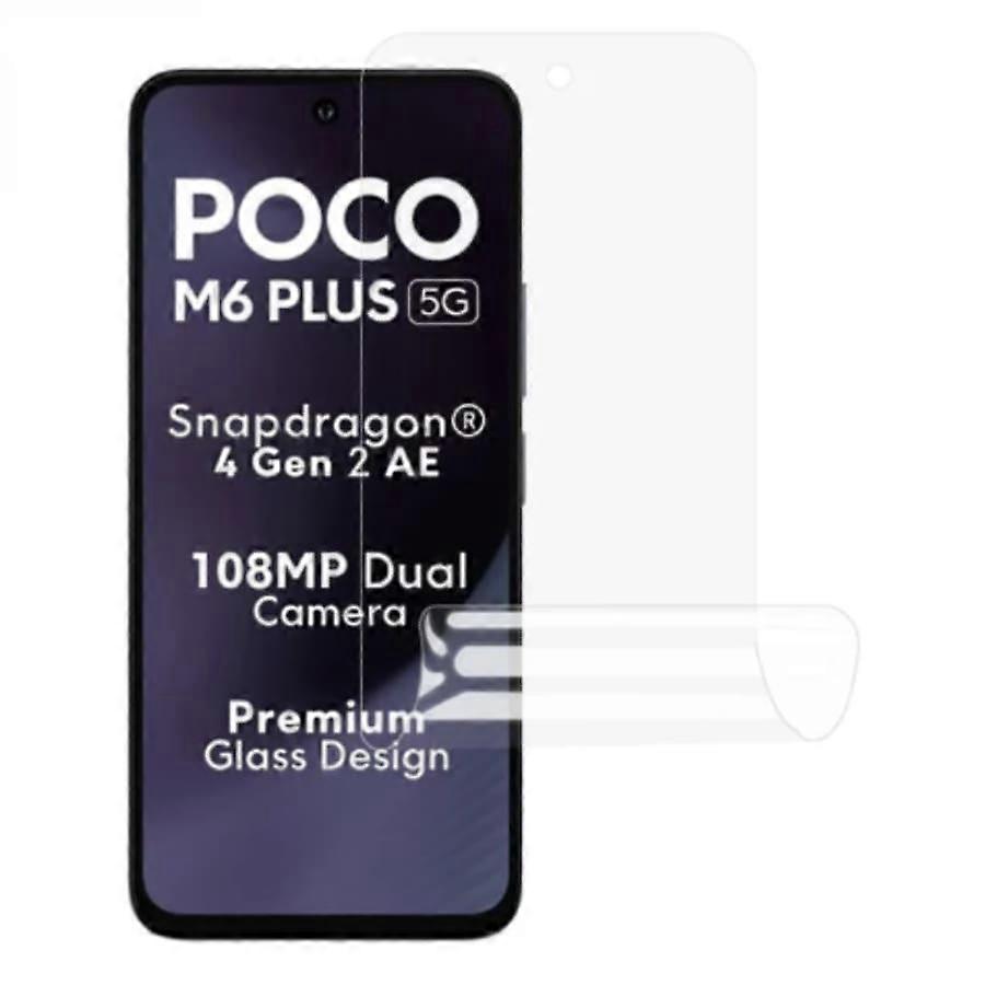 Poco M6 Plus 5g  Hydrogel Screen Protector (pack Of 2)