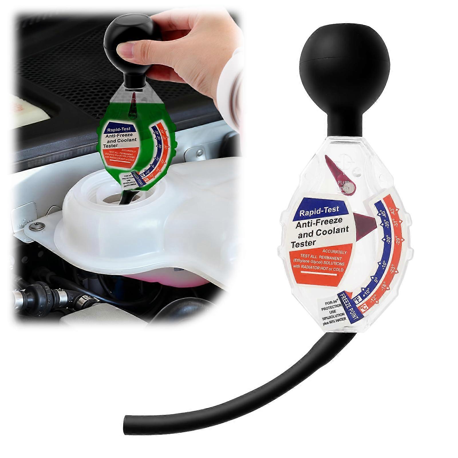 Antifreeze Coolant Tester DualScale for Cars SUVs Trucks, Accurate Boil and Freeze Point Check