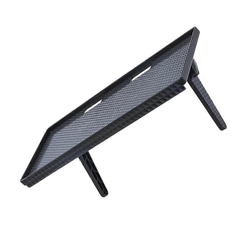 Punch-Free Router Storage Wall Rack ABS for Home Black Computer Shelf