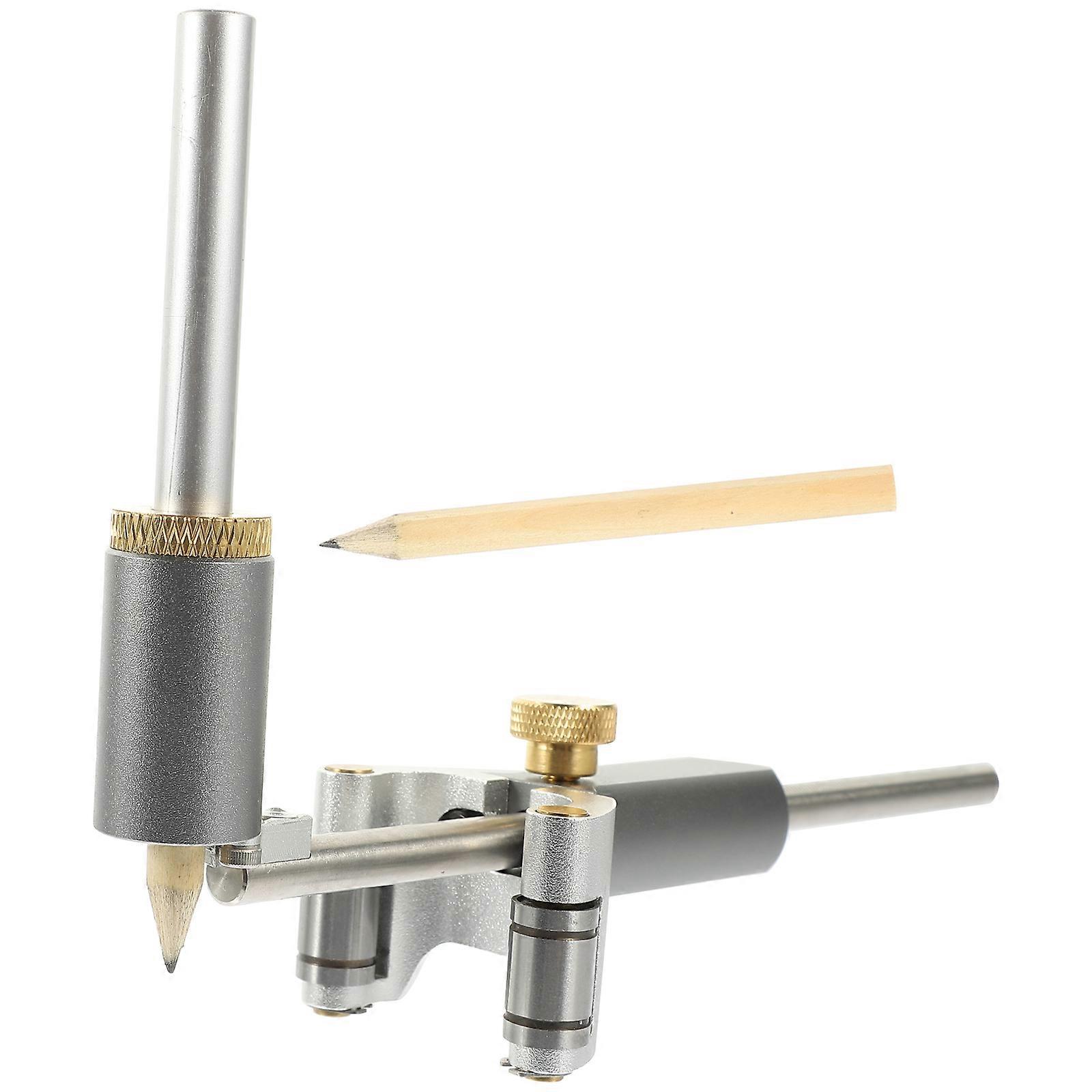 Edge Angle Scribing Ruler Curved Parallel Line Adjustable Handheld Woodworking Fast Measurement Multi Material Tool 1Pack