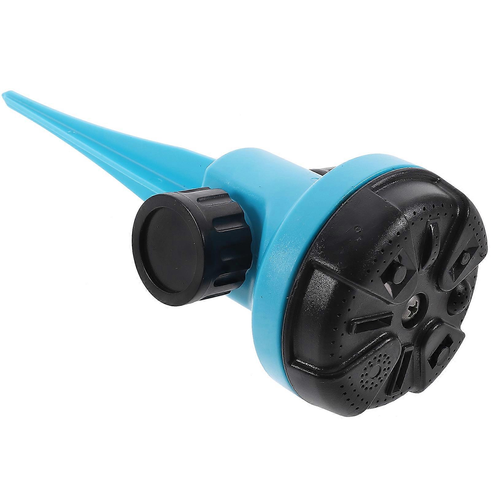 Rotating Sprinkler Multi-Functional Nozzle for Gardening Ground Insert Stake
