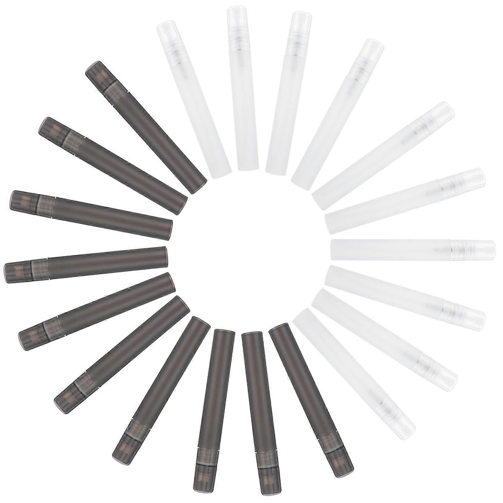 Plastic Perfume Vial Spray Bottles for Storage Use 20Pcs 10ml Mini Containers