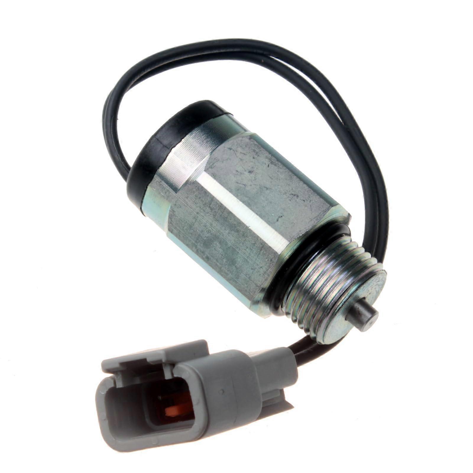 Fuel Shut Off Solenoid 6676029 for Bobcat Loader 12V Quick Engine Shutdown Wide Compatibility