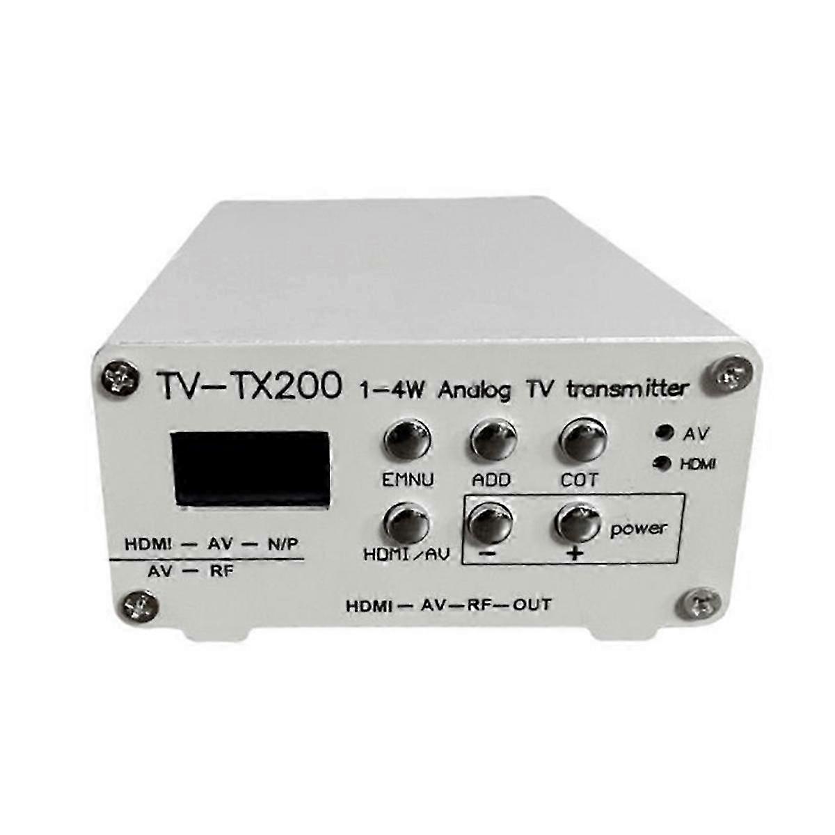 2026 Analog TV Transmitter VHF/UHF Frequency Band Selectable Transmitter