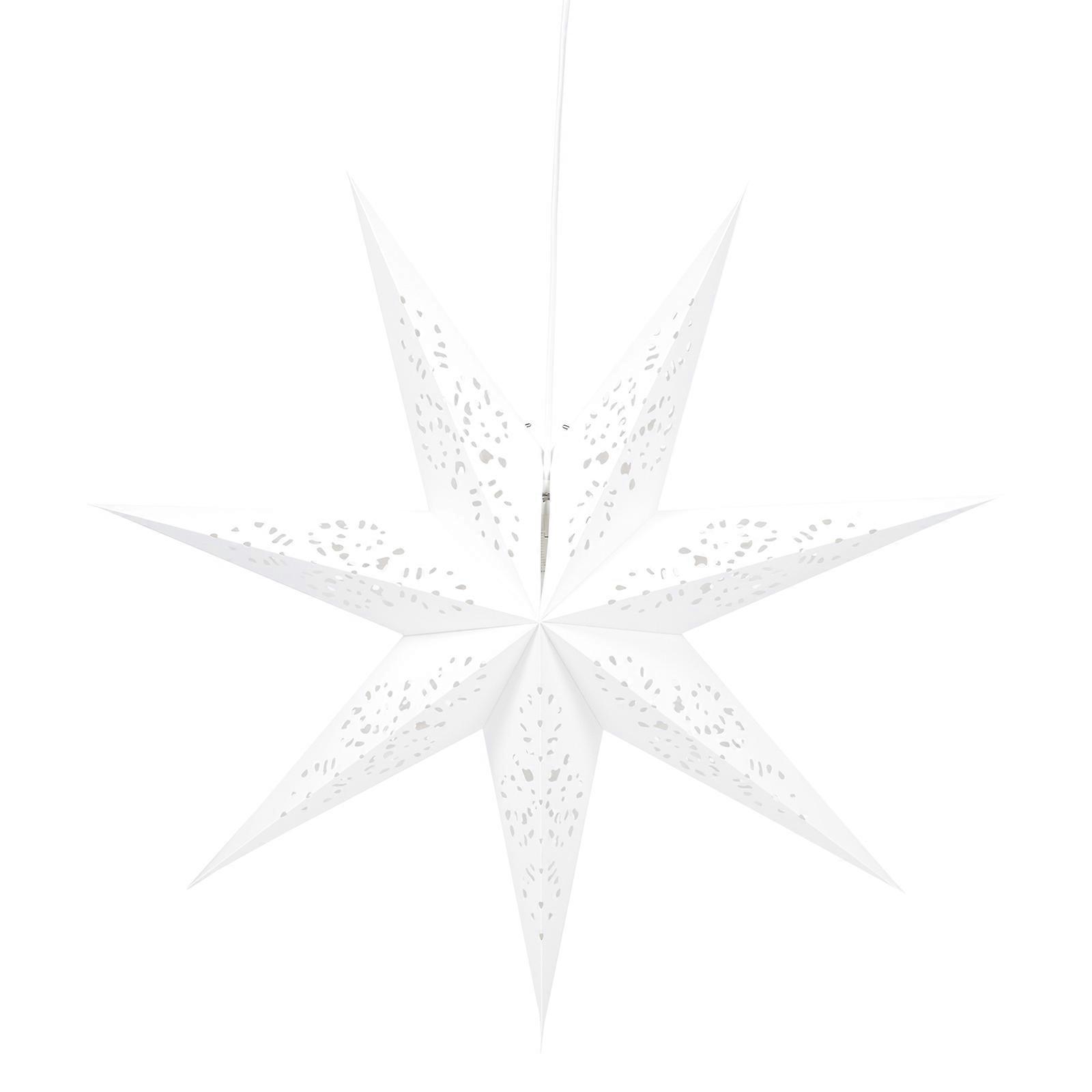 Star Shaped Lamp Xmas Paper Lamp for Decor 4Pcs Creative Ceiling Light