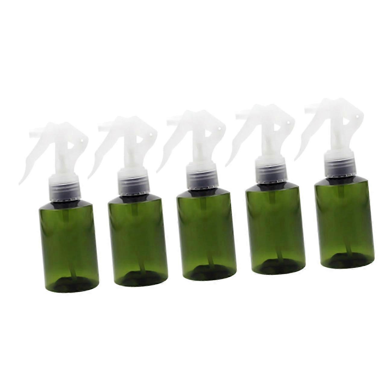5pcs Plastic Spray Bottles with Trigger Fine Mist LeakResistant Refillable Set for Cosmetics and Plants