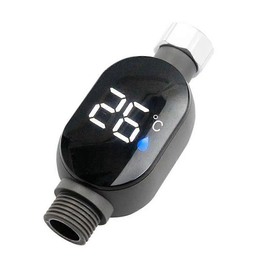 Douchetemperatuurmeter met LED-display en digitale temperatuurmeter