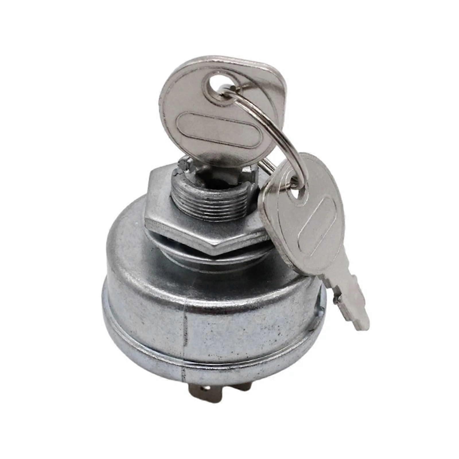 Ignition Starter Switch 5 Pin with 2 Keys for Tractor Lawn Mower Replacement AM31995 AM1023444