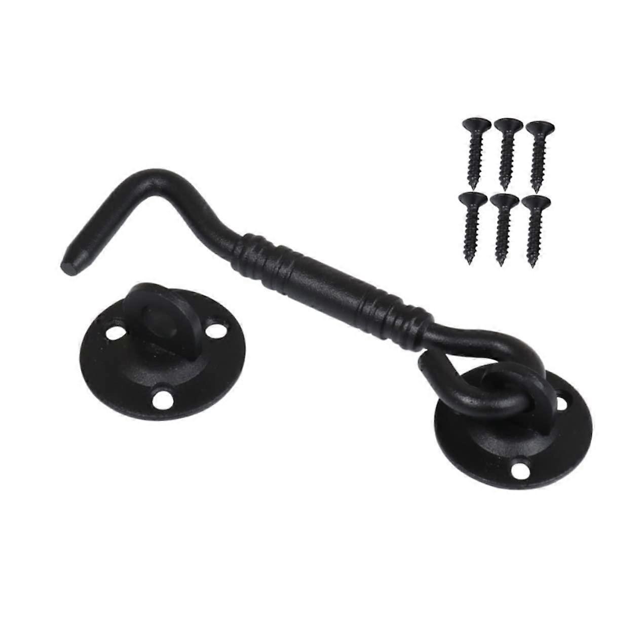 Stainless Steel Sliding Barn Door Lock with Secure Magnetic Latch, Rust Resistant, Easy Install