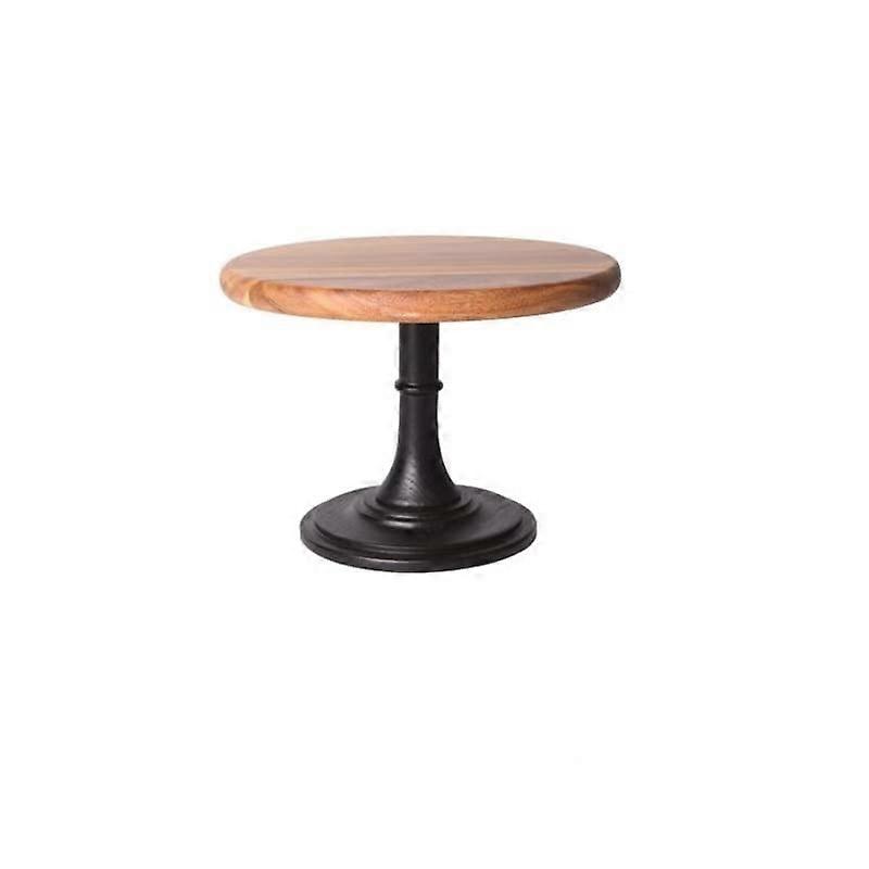 Wooden Cake Stand for Wedding Dessert Display with Sturdy Elevated Base and Multiple Sizes