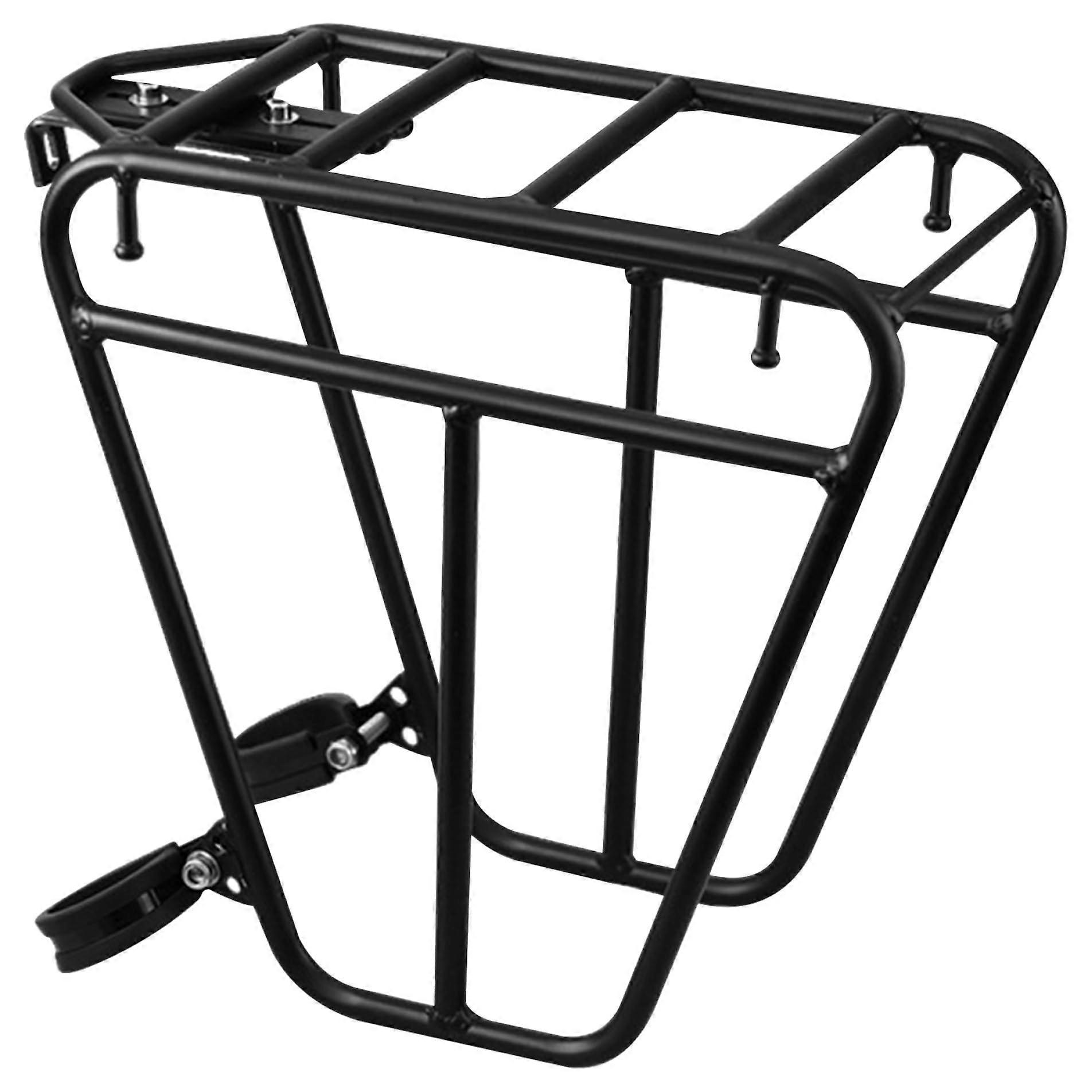Adjustable Bike Rear Rack with  Load Capacity, Frame Mounted for Disc Brakes Touring