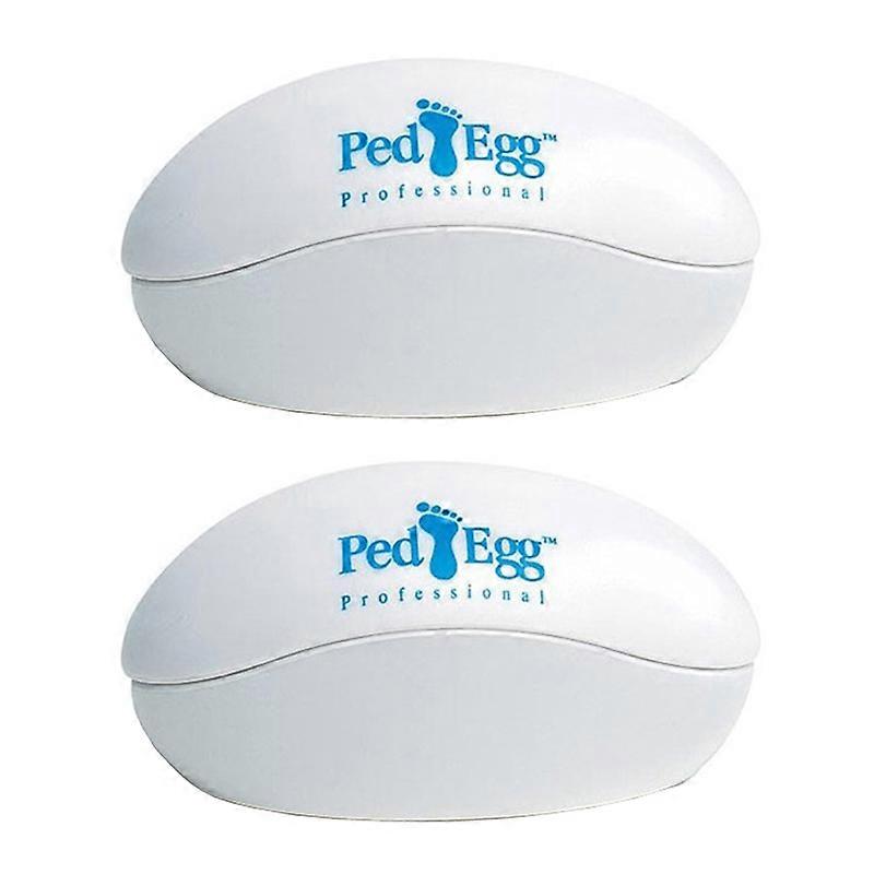 2pcs Egg-Shaped Pedicure Remover Household Callus Trimming Tool
