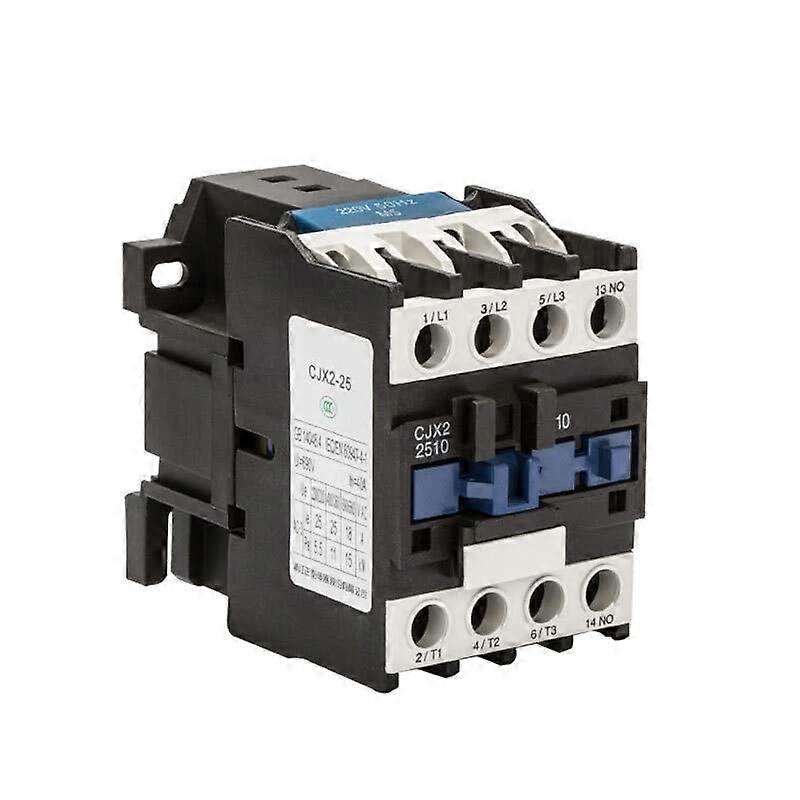 3 Pole AC Contactor 220V 3P+1NO  Load Capacity Din Rail Mounted