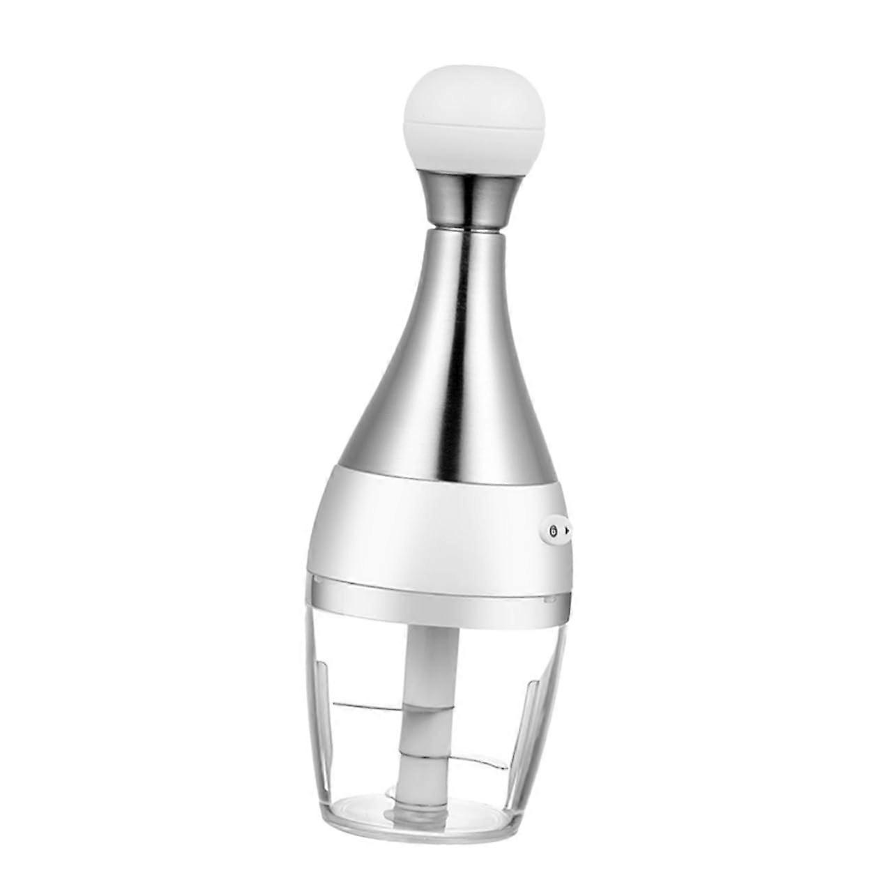 Manual Garlic Chopper Handheld Food Processor for Quick Vegetable Onion and Herb Mincing