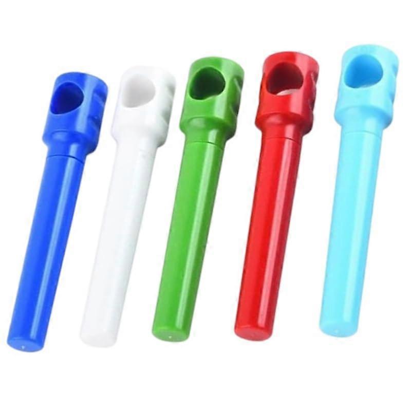 5Pcs Random Color Compact Travel Pocket Wine Corkscrew Set for Effortless Bottle Opening