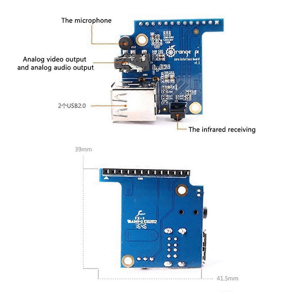 YWDZ-For Orange Pi Zero/ R1/Zero Plus/Plus 2 Development Board Special Adapter Board 13Pin Function Expansion Board Module