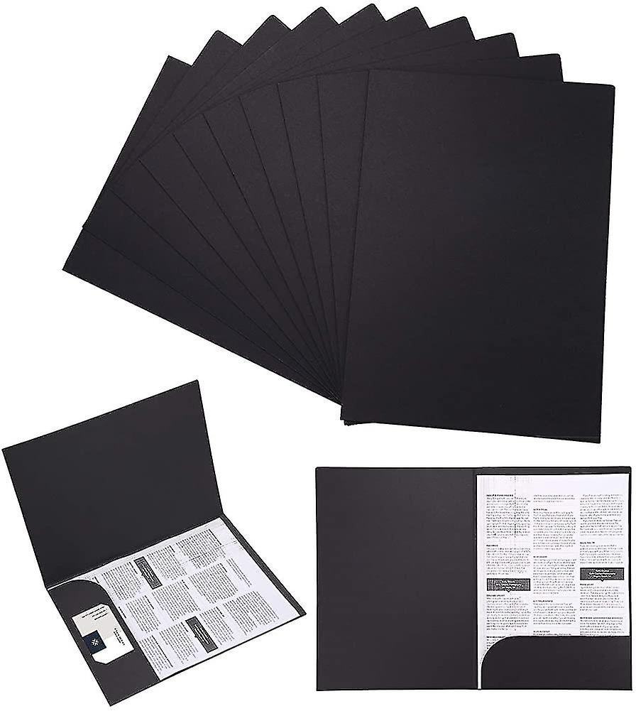 10 Pack Cardboard Folder With Flap A4 Kraft Paper Liners Insert File Folder