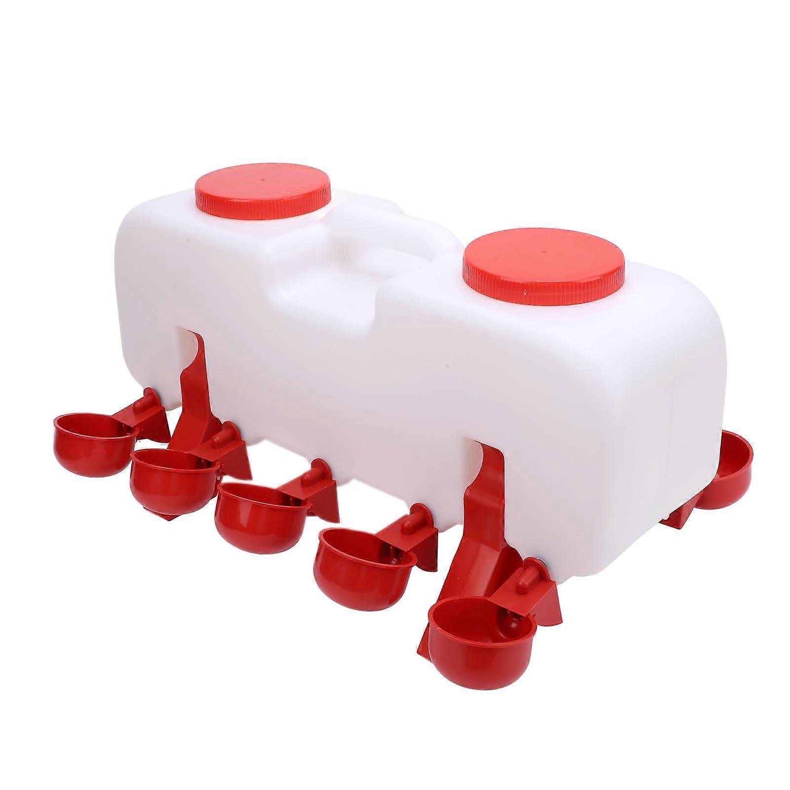 Automatic Chicken Waterer with AntiTipping Design and BuiltIn Filtration for Poultry